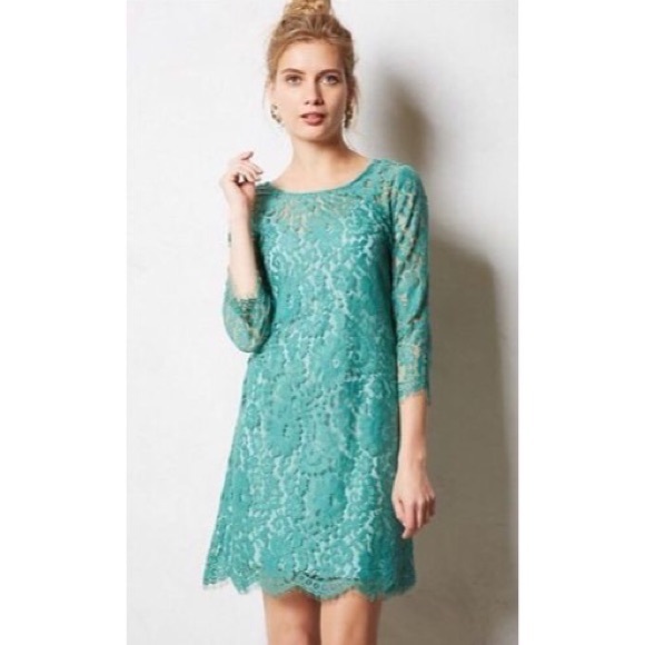 Anthropologie Dresses & Skirts - Anthro HD in Paris Overture Green Lace Dress